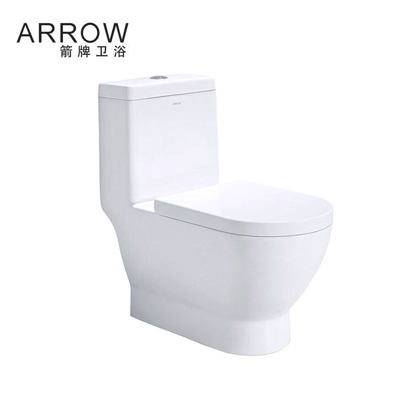 箭牌（ARROW）AB1118D 箭牌马桶arrow座便坐厕家用抽水虹吸节水连体坐便器